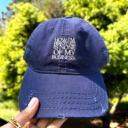 None of My Business | Distressed Cap