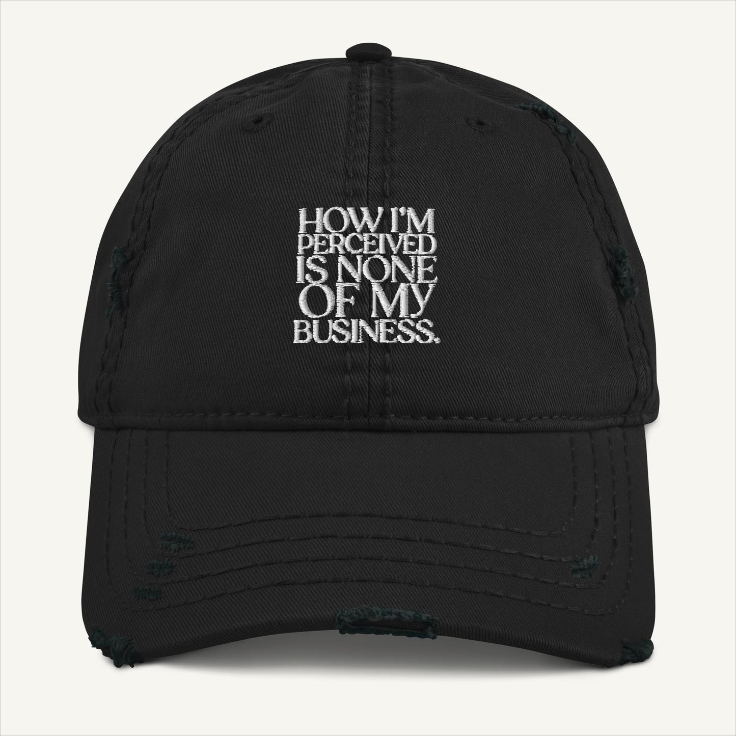 None of My Business | Distressed Cap